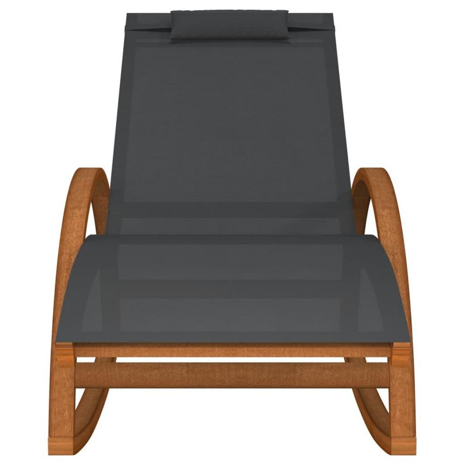 VidaXL Chaise berçante tissu  