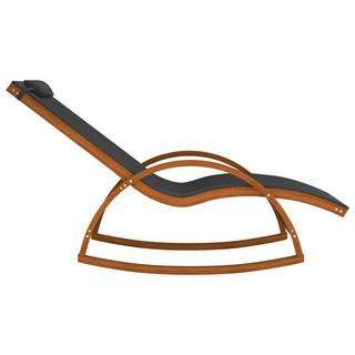 VidaXL Chaise berçante tissu  