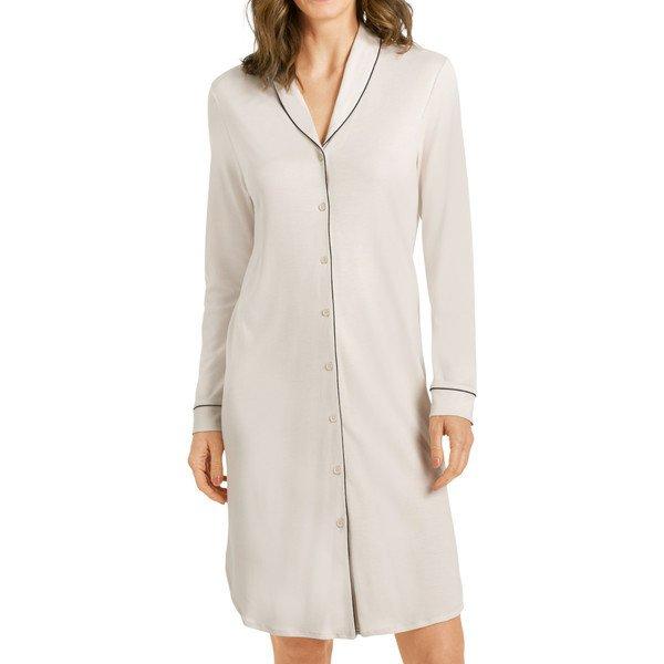 Image of Natural Comfort - Nachthemd Langarm Damen Offwhite S