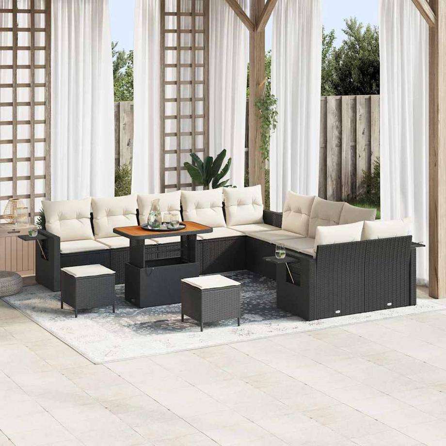 VidaXL Gartensofa-set poly-rattan  