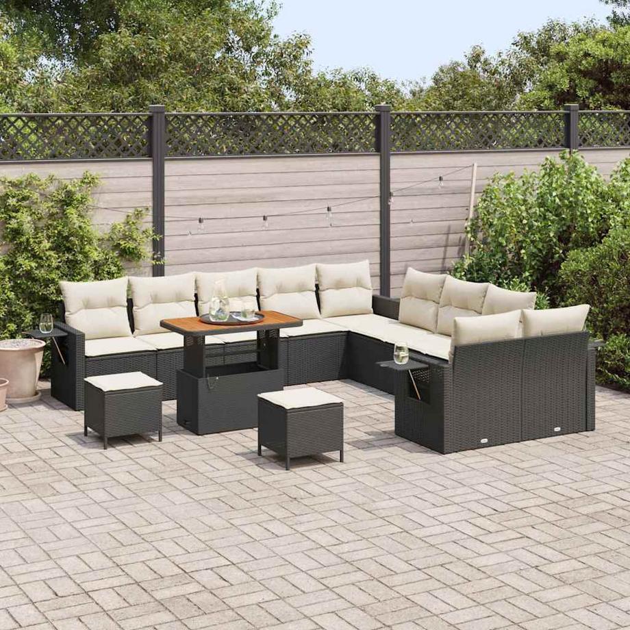 VidaXL Gartensofa-set poly-rattan  