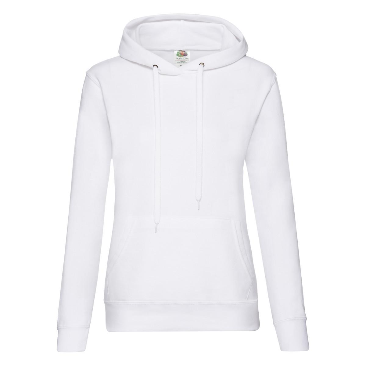 Image of Classic 8020 Kapuzenpullover Damen Weiss XL