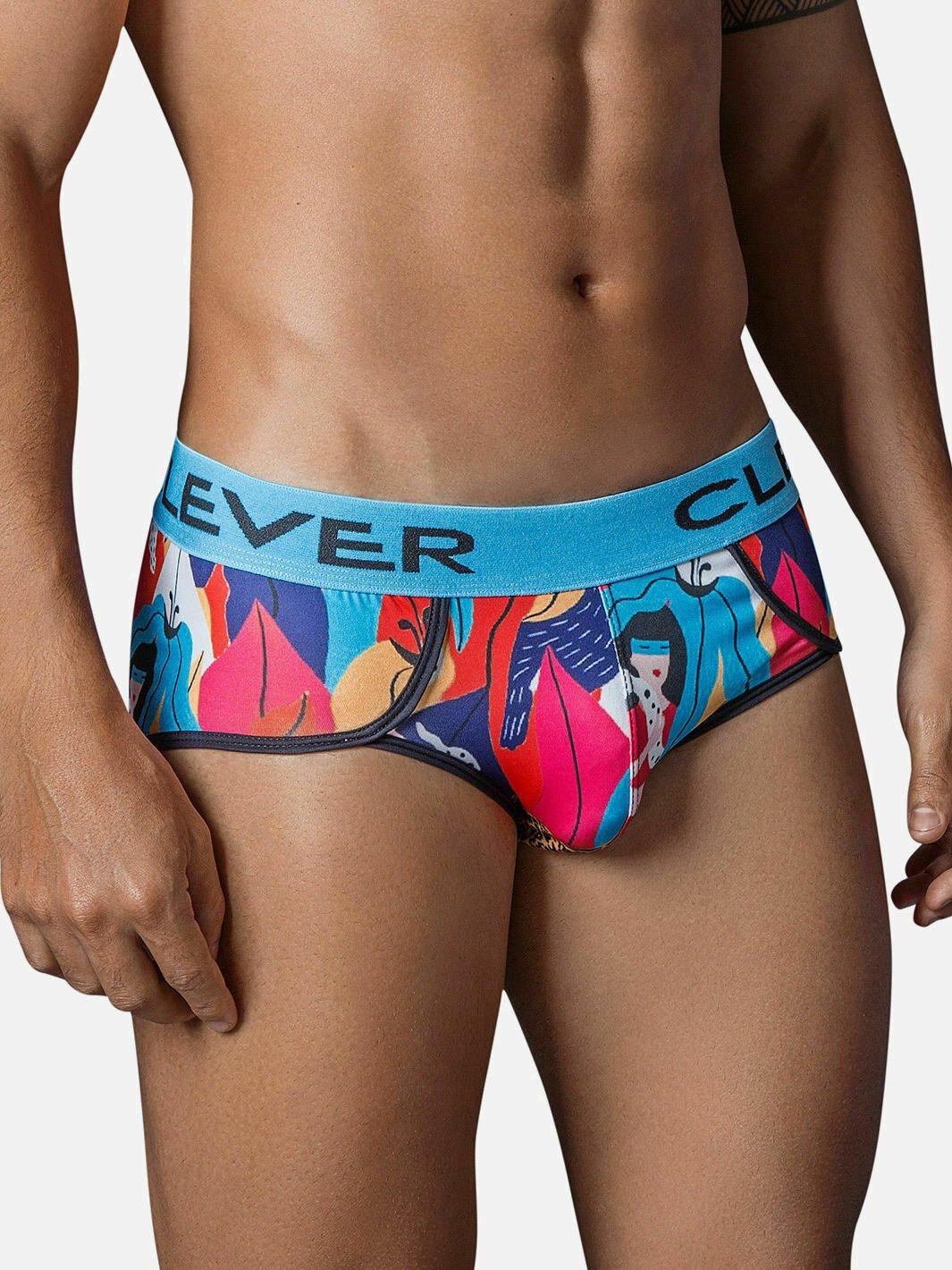 Image of Briefs Graffiti Herren Blau M