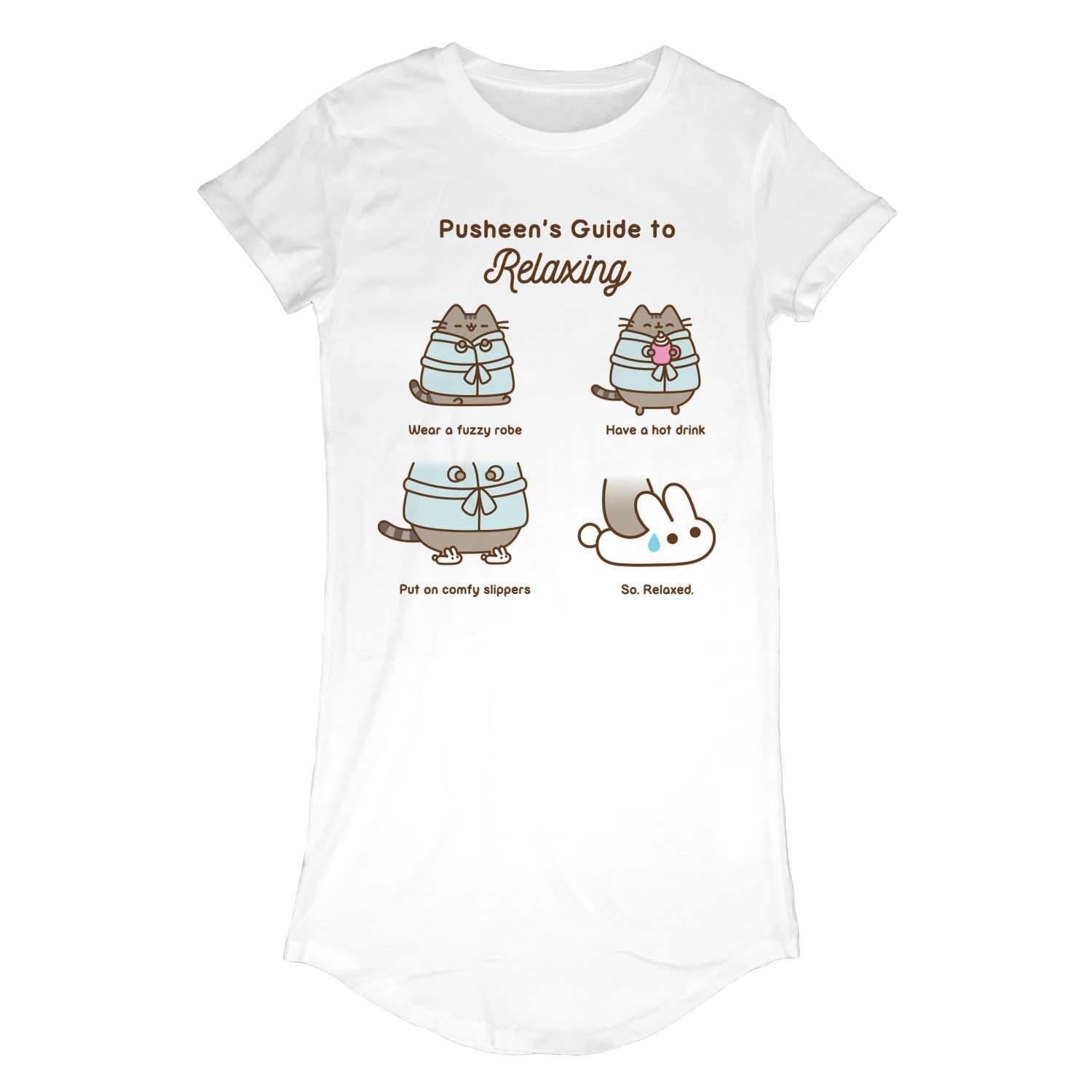 Image of "guide To Relaxing" Tshirt Damen Weiss XL