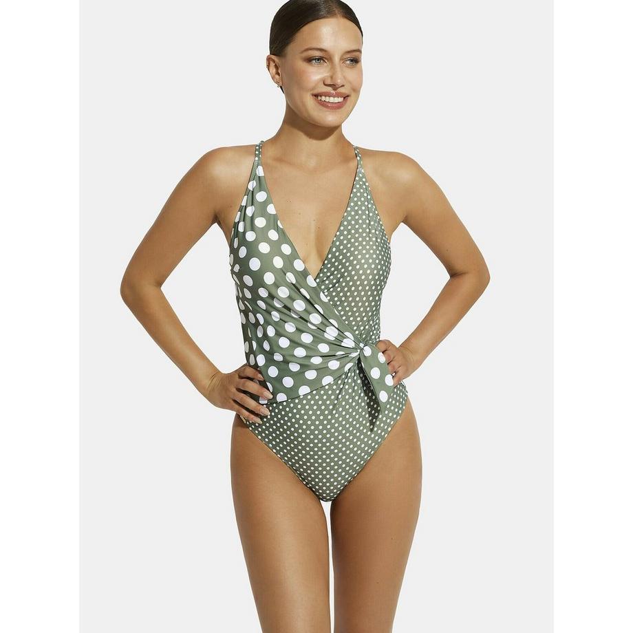 Einteiliger Badeanzug mit vorgeformtem Dreieck und Verstellbare Träger Negroni