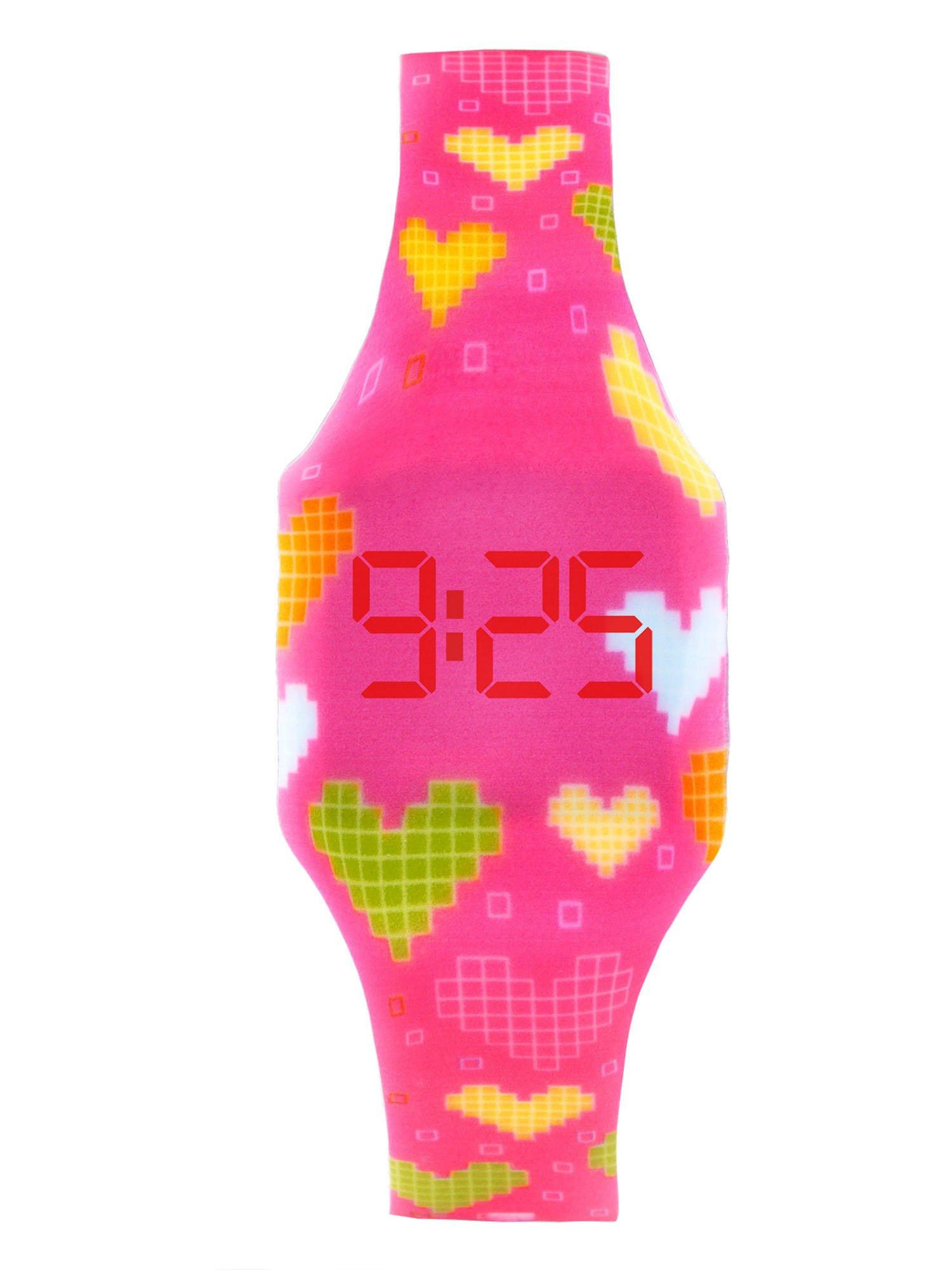 Kiddus  Digital LED Kinderuhr Hearts 