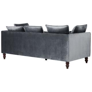 Beliani 3 Sitzer Sofa aus Samtstoff Industriell FENSTAD  