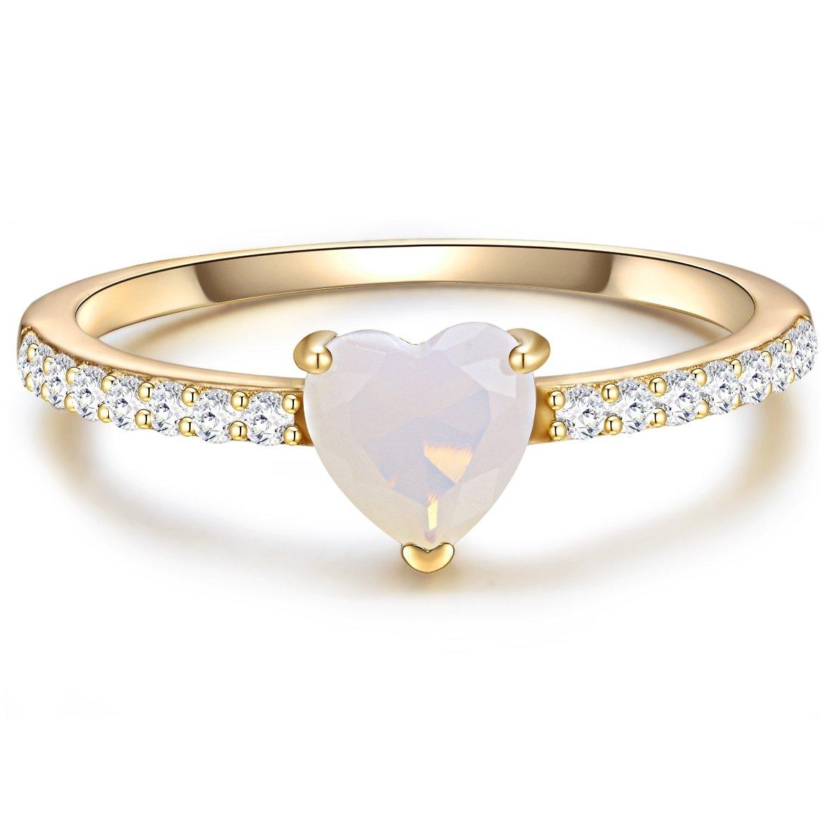 Image of Ring Herz Damen Gold 54