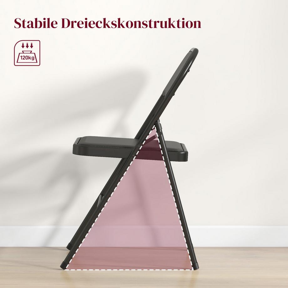 HOMCOM Chaise pliante  