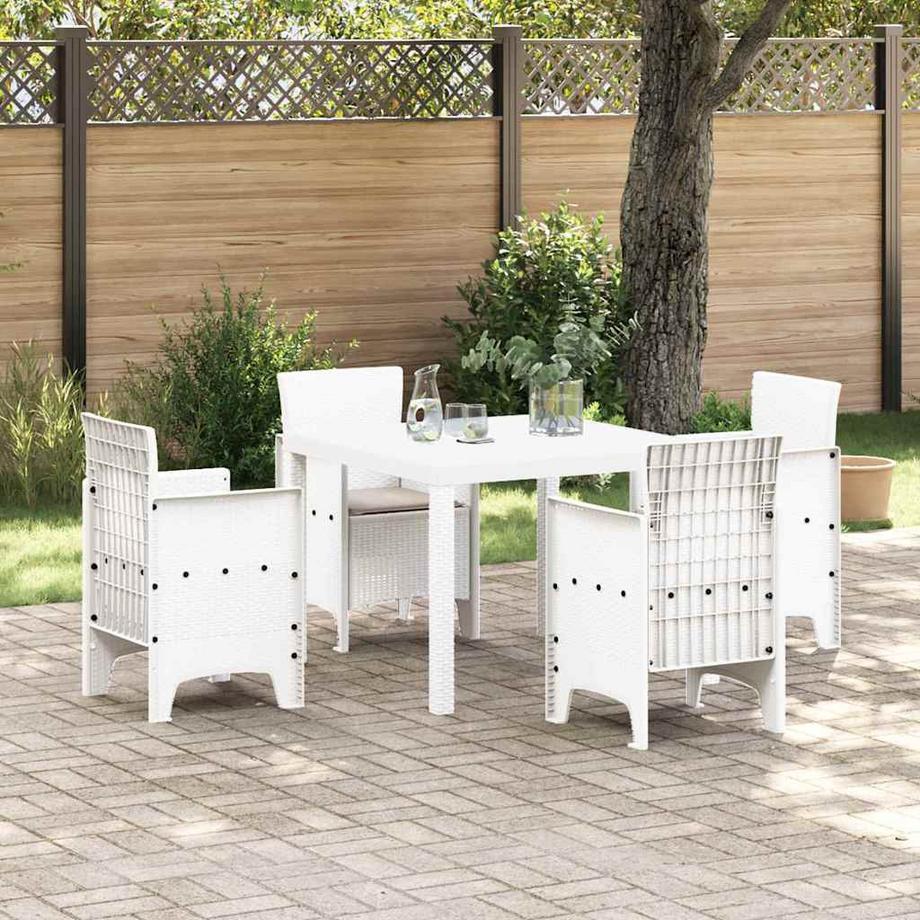 VidaXL Set de repas de jardin polypropylène  