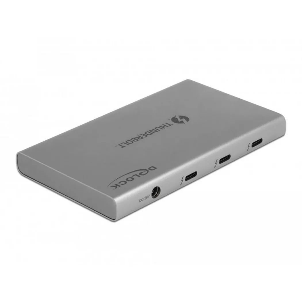 DeLock - 64157 Schnittstellen-Hub Thunderbolt 4 40000 Mbit/s Grau