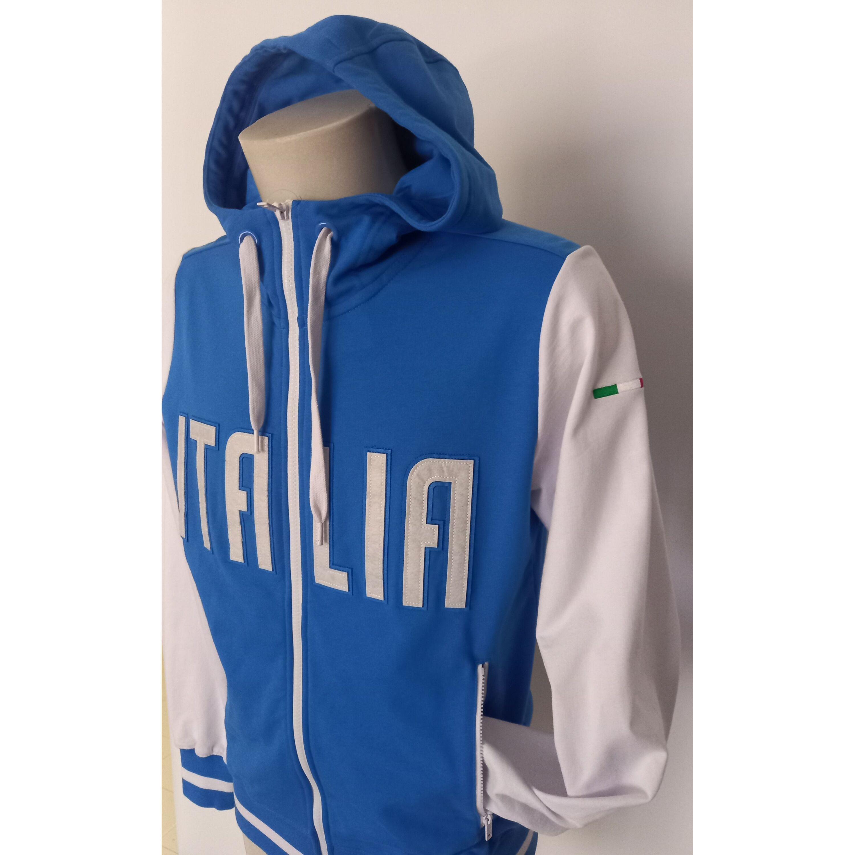 macron Italia Merch Felpa con Cappuccio Full Zip  
