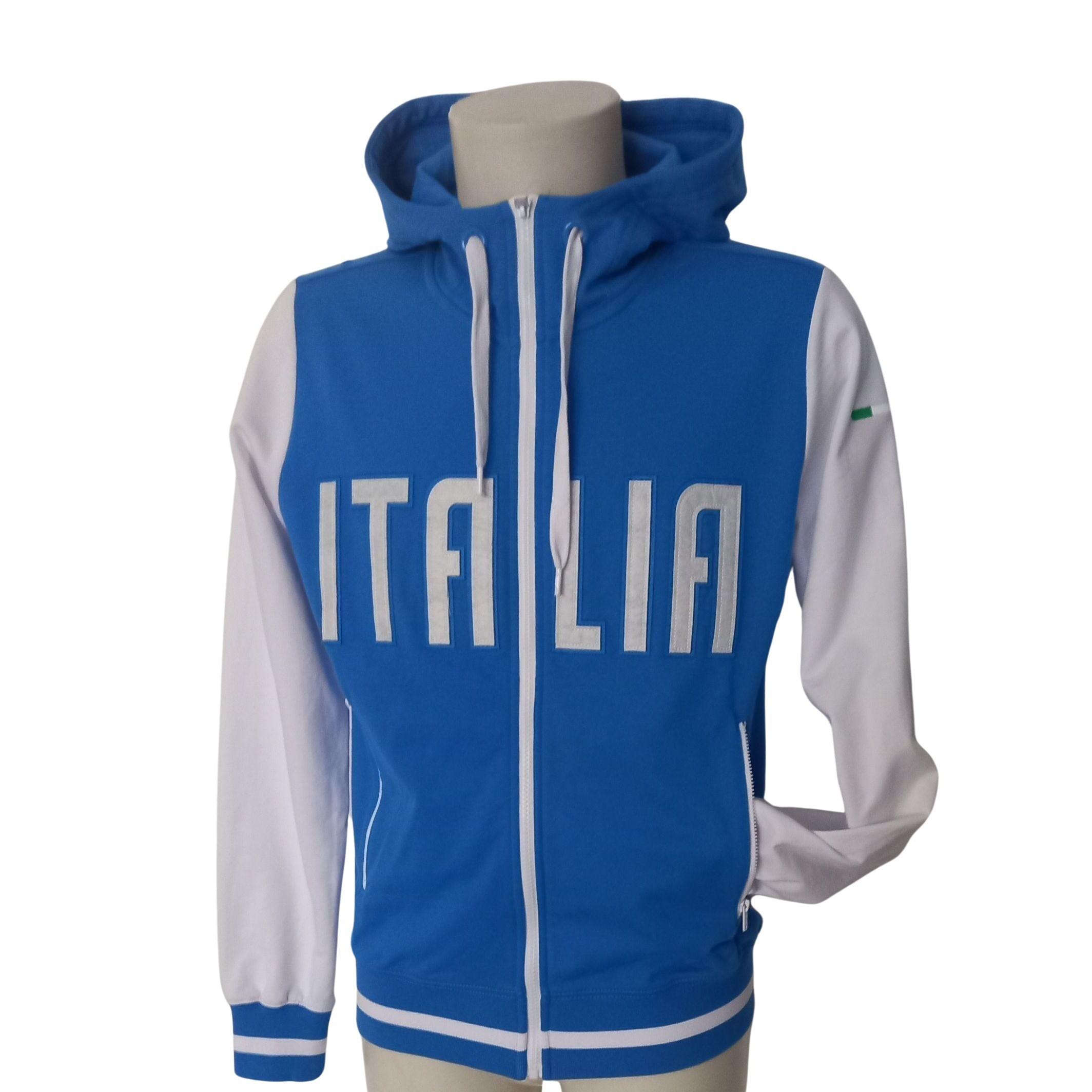 macron Italia Merch Felpa con Cappuccio Full Zip  