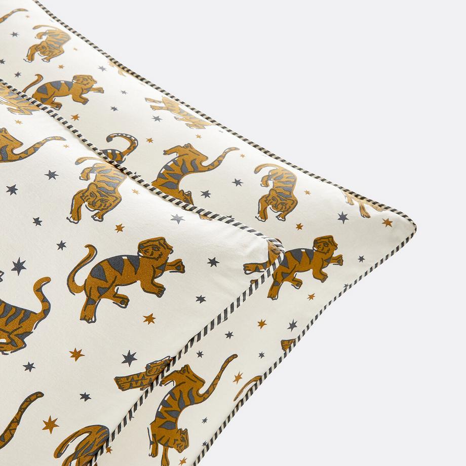 La Redoute Intérieurs Taie d'oreiller Tigris 30% coton recyclé  