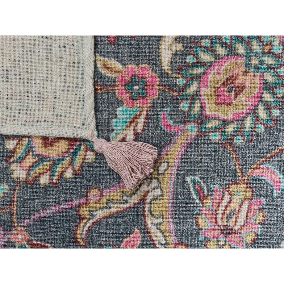 Beliani Dibrugarh Retro Baumwoll Kuscheldecke  