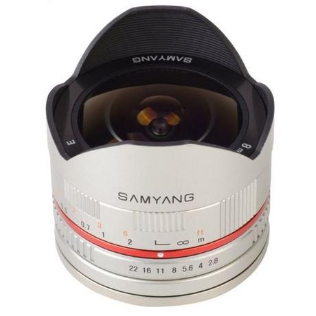 Samyang  Samyang 8mm 1: 2,8 Fischauge CS II Silber (Sony E) 