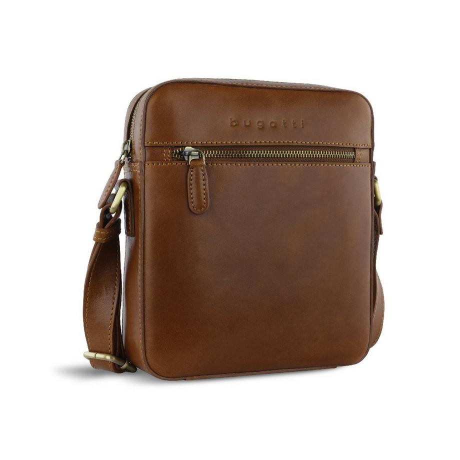 BUGATTI Remo Kleine Schultertasche mit Aussentasche  