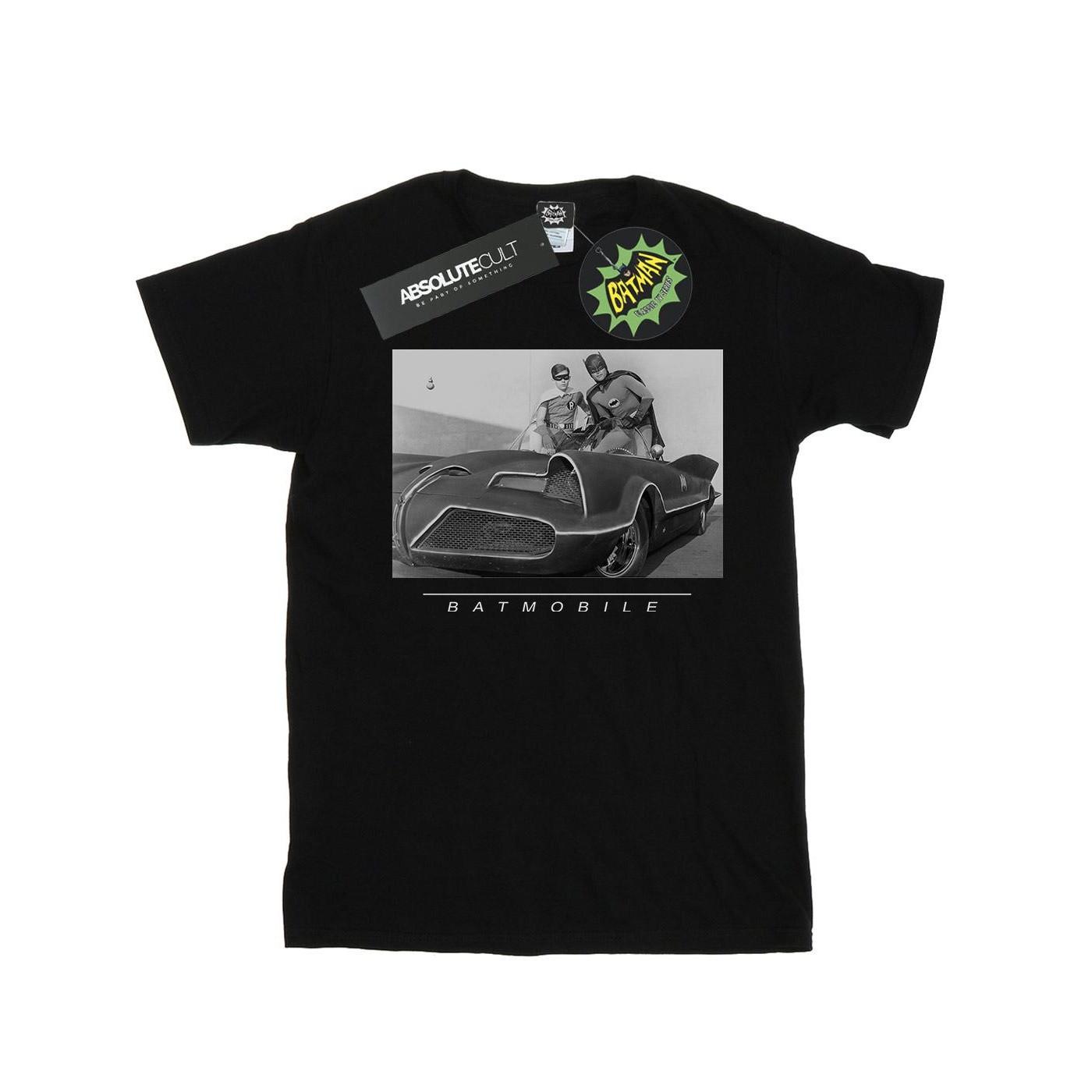 Image of Batman Tv Series Batmobile Tshirt Mädchen Schwarz 140/146