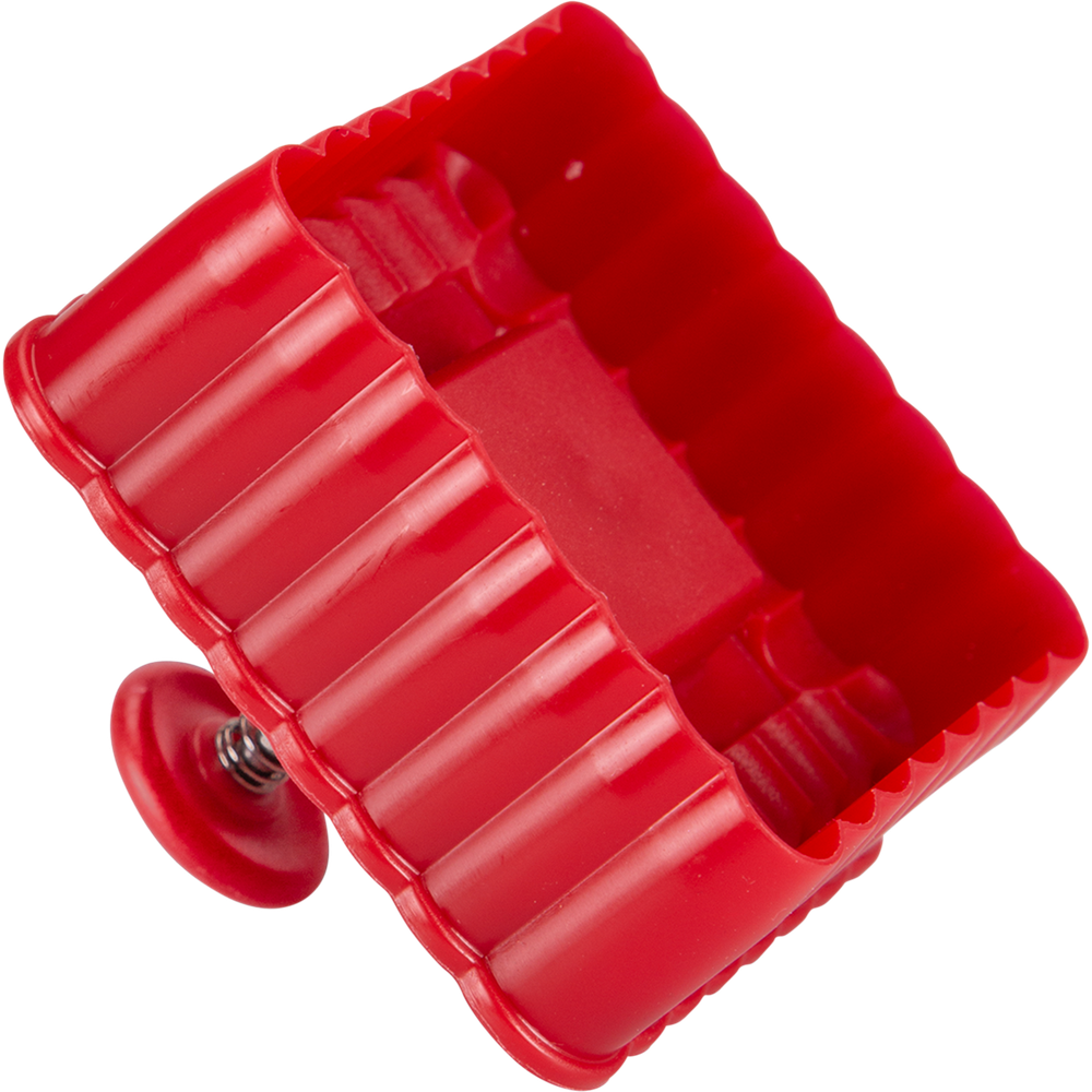 Städter Ausstecher mit Auswerfer Quadrat Gewellt  