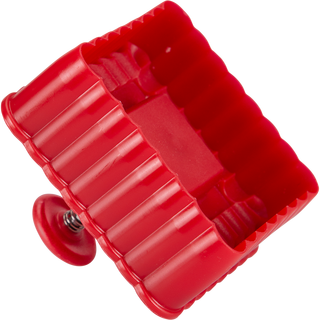 Städter Ausstecher mit Auswerfer Quadrat Gewellt  