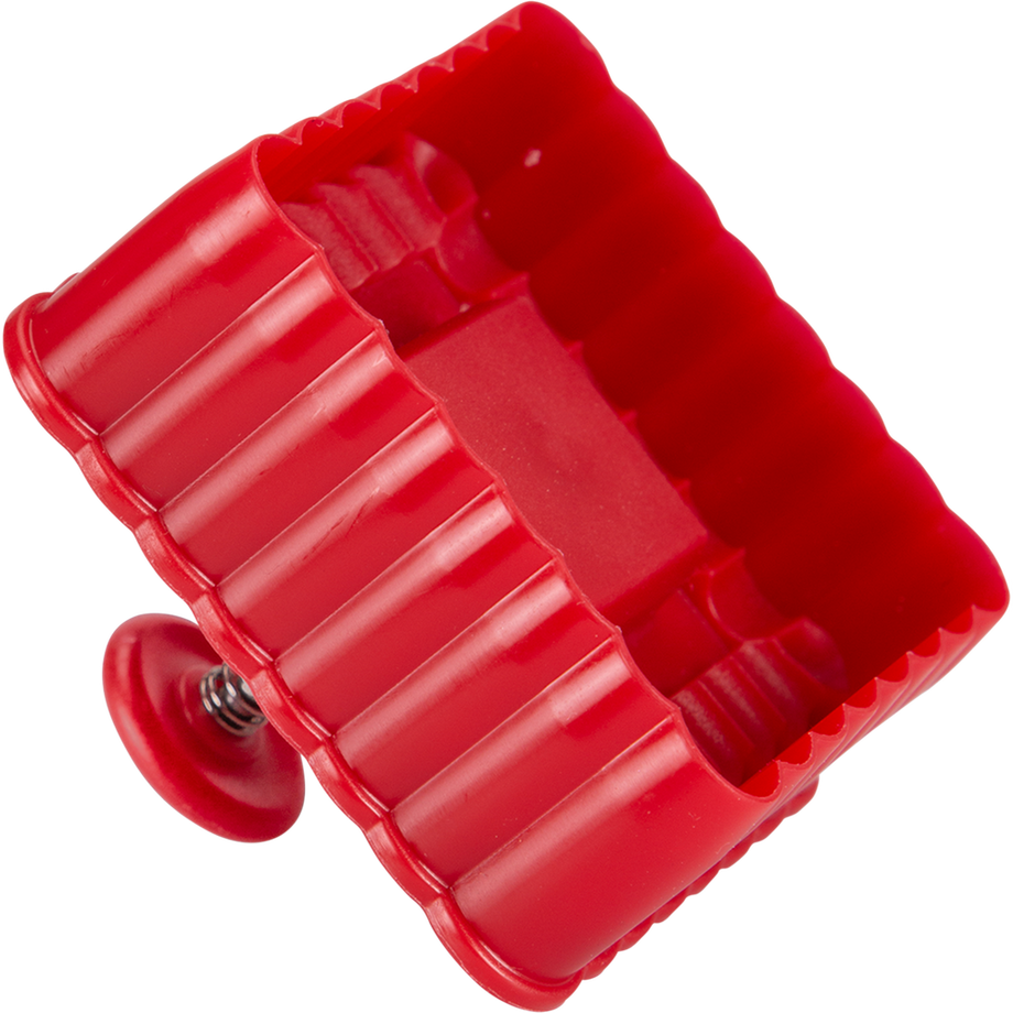 Städter Ausstecher mit Auswerfer Quadrat Gewellt  