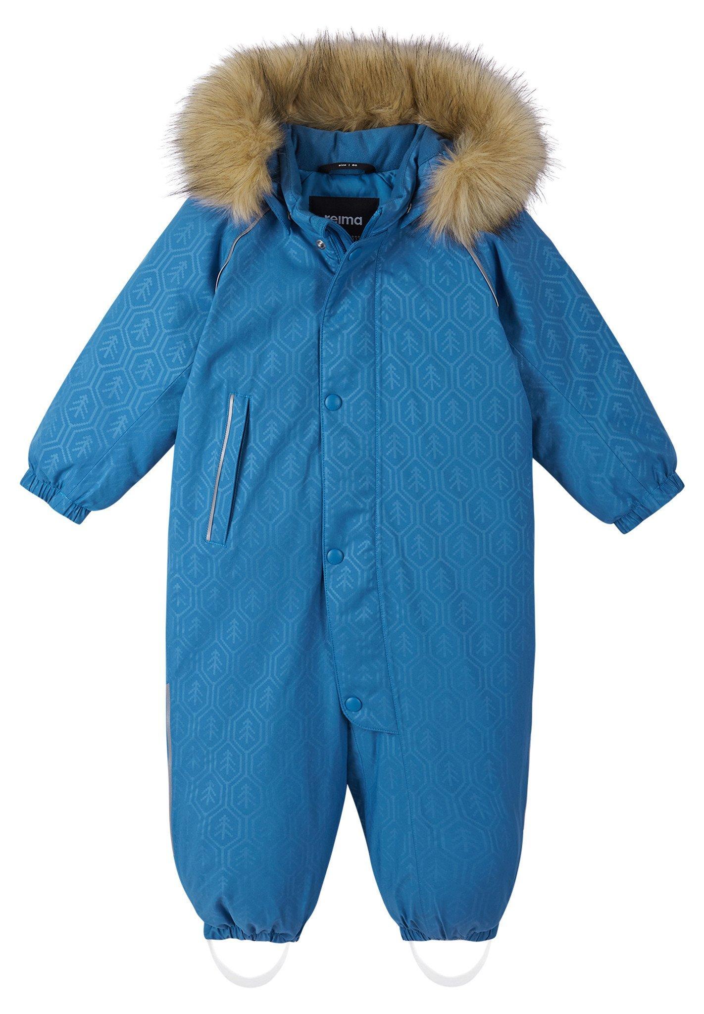 Image of Tec+ Kleinkinder Daunenoverall Aapua Soft Navy Mädchen Blau 98