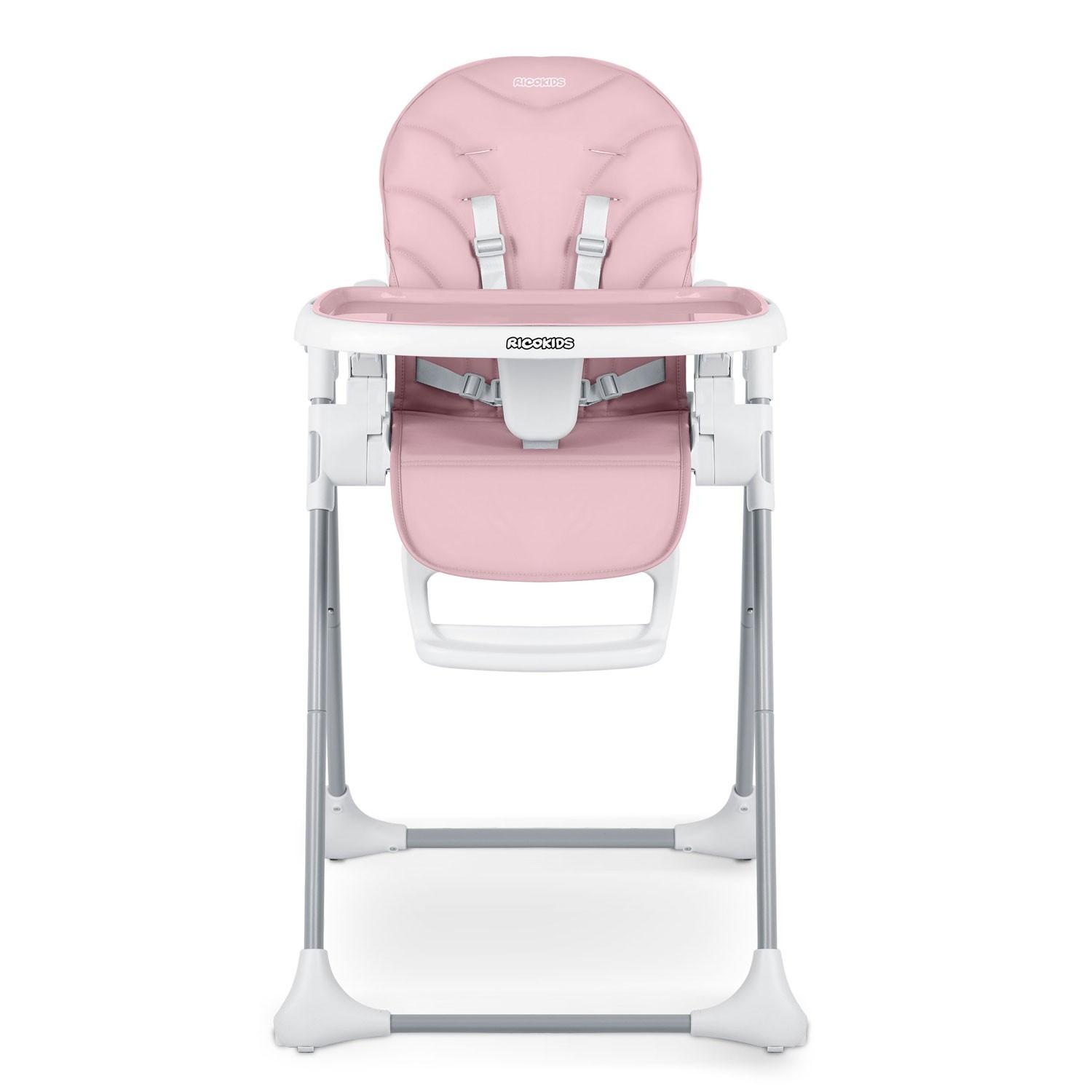 B2X  Chaise de salle à manger rose pour enfants Ricokids Tulo 