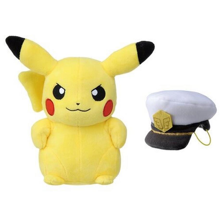 Pokémon  Captain Pikachu Fluffy Plush 