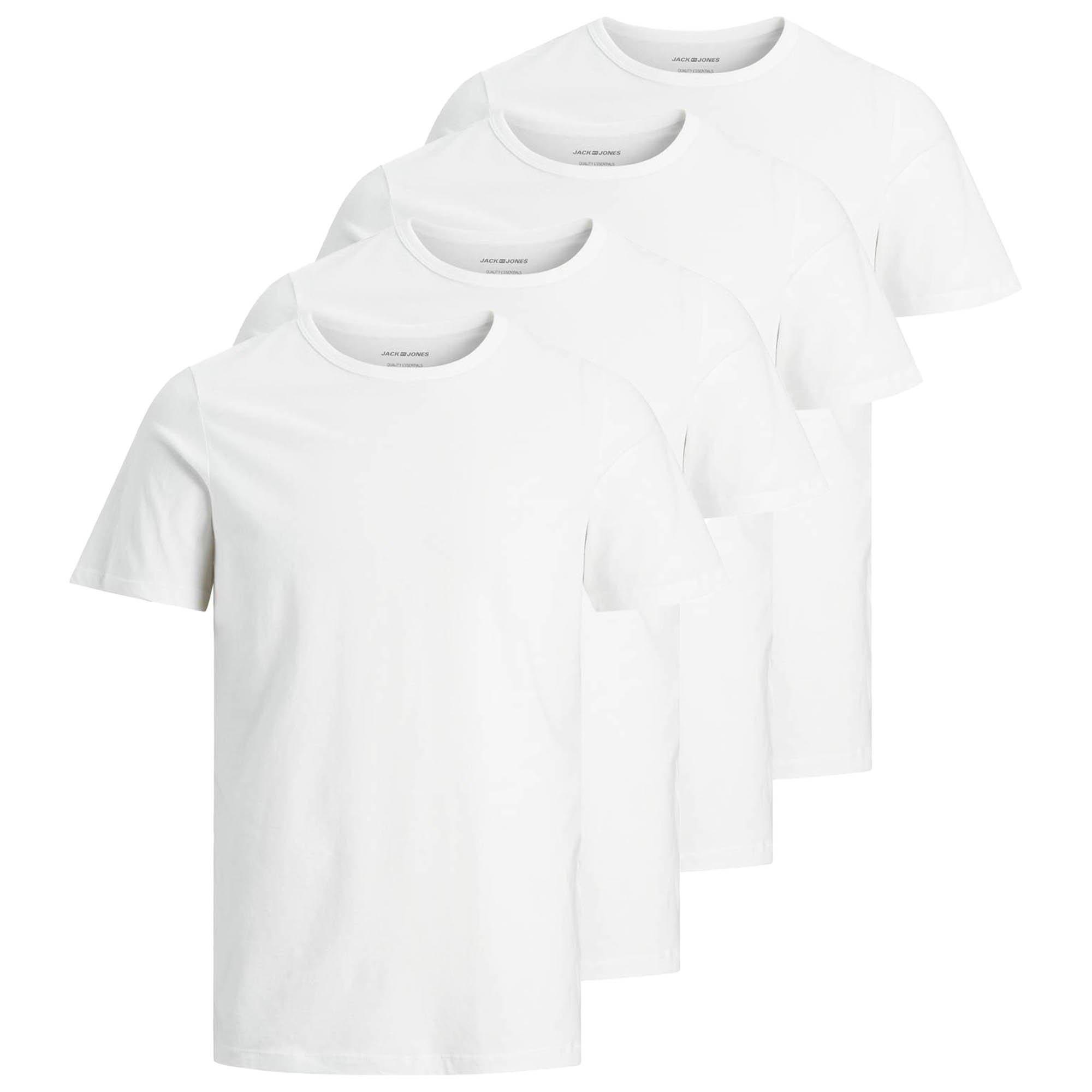 JACK & JONES  T-Shirt, 4er Pack 