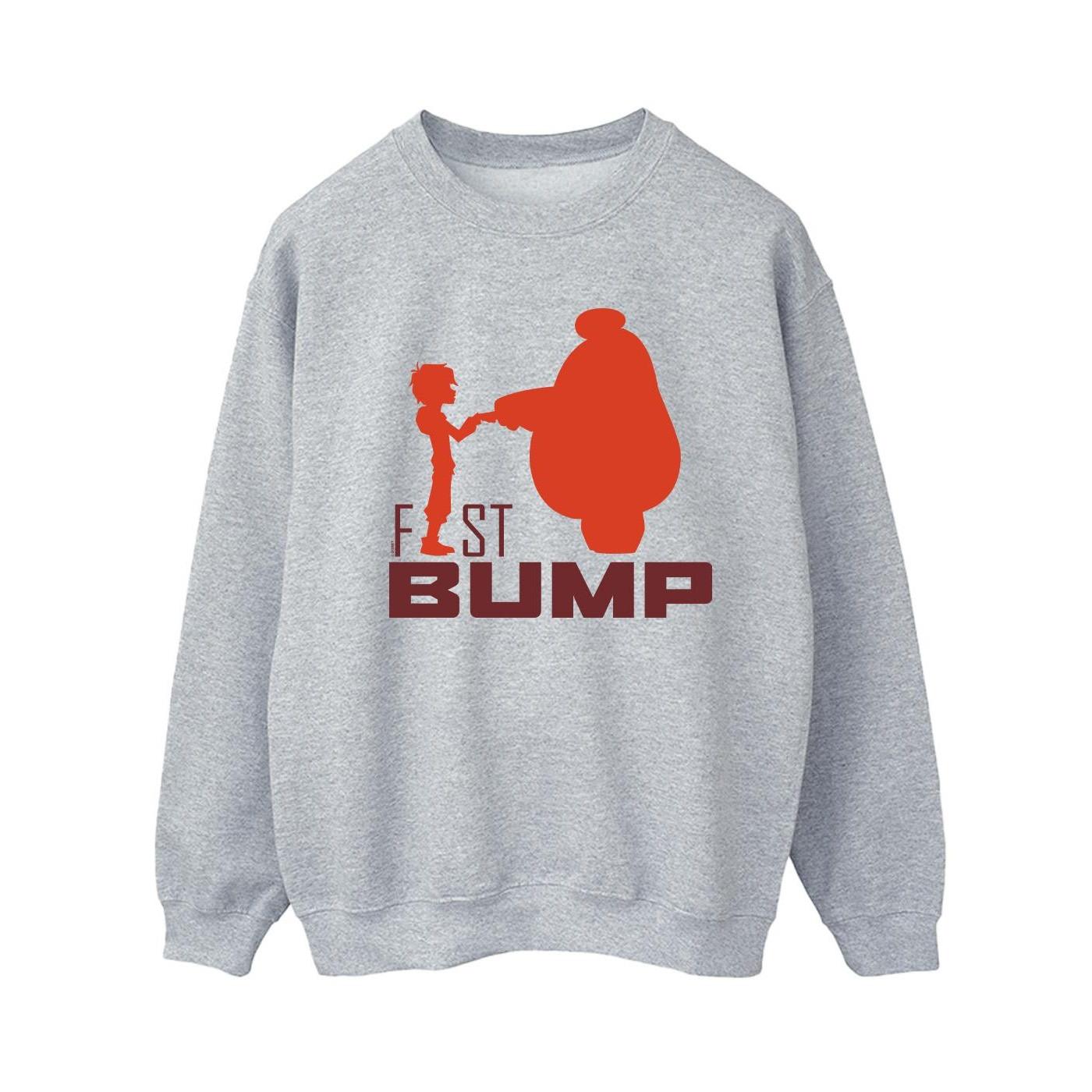 Image of Big Hero 6 Baymax Fist Bump Cutout Sweatshirt Damen Grau XXL