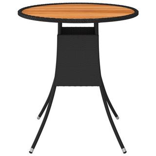 VidaXL Table à manger rotin synthétique  