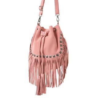 Joe Browns  Wildleder Fransen Crossbody Bucket Bag mit Nieten 