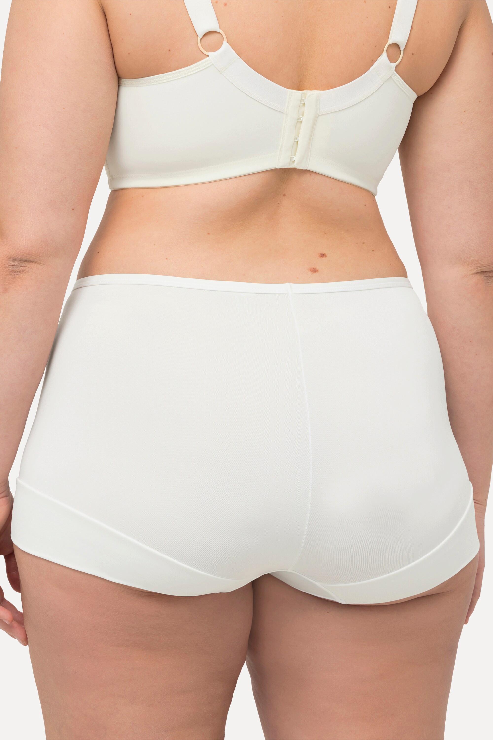 Ulla Popken  Shorty bien-être avec empiècement en satin 