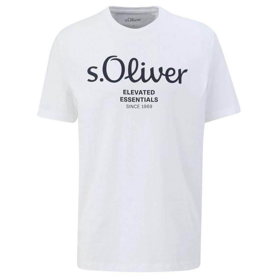 s. Oliver  Maglietta Uomini Confezione da 4 Vestibilità confortevole-Logo T-Shirt 