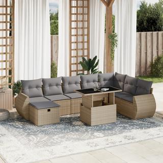 VidaXL Garten sofagarnitur poly-rattan  