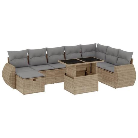 VidaXL Garten sofagarnitur poly-rattan  