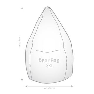 Sitting Point Sitzsack BeanBag Brava XXL, anthrazit  