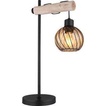 Lampe à poser Paulo métal noir mat 1xE27