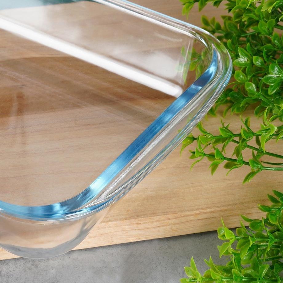 B2X  Forme à four et à gratin en verre borosilicate résistant à la chaleur 