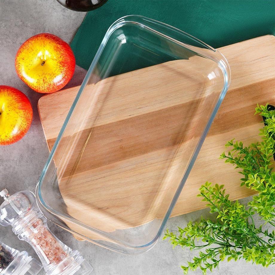 B2X  Forme à four et à gratin en verre borosilicate résistant à la chaleur 