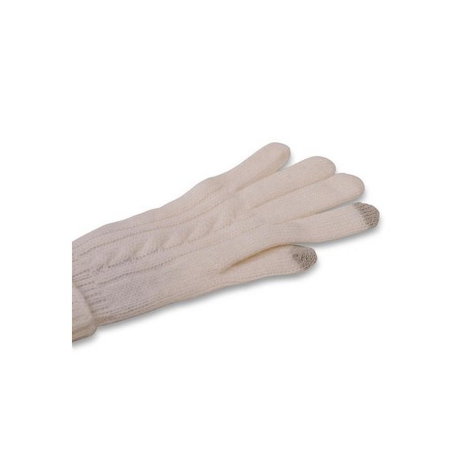 CASH-MERE.CH Kaschmir Zopfmuster Handschuhe  