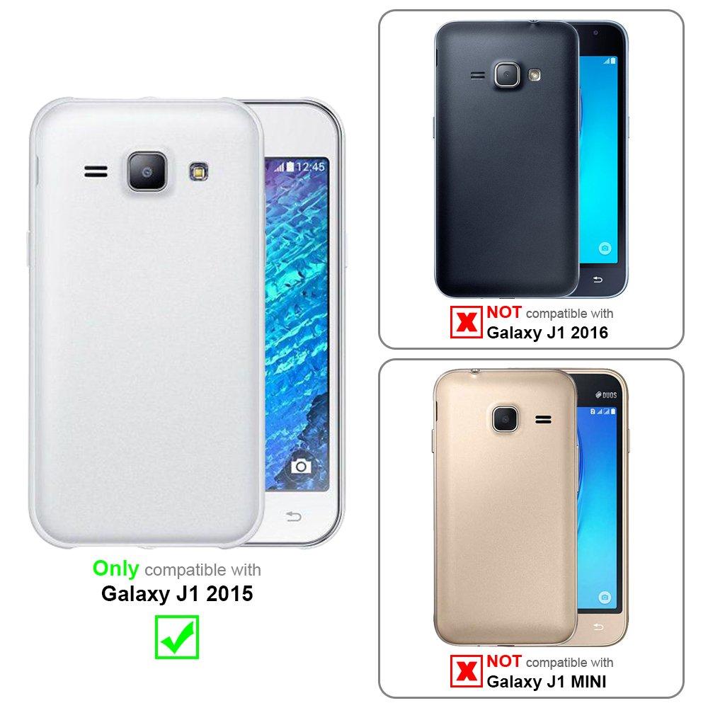 Cadorabo  Housse compatible avec Samsung Galaxy J1 2015 - Coque de protection en silicone TPU flexible 