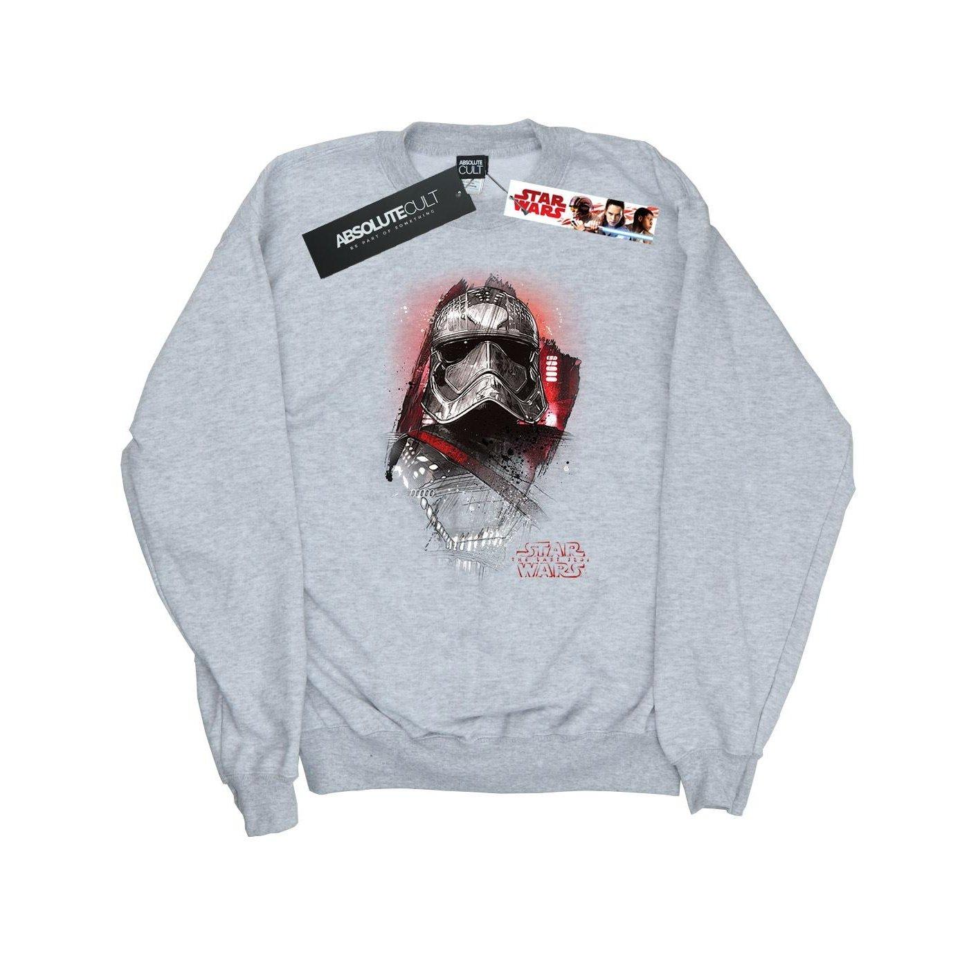 Image of The Last Jedi Captain Phasma Brushed Sweatshirt Damen Grau L