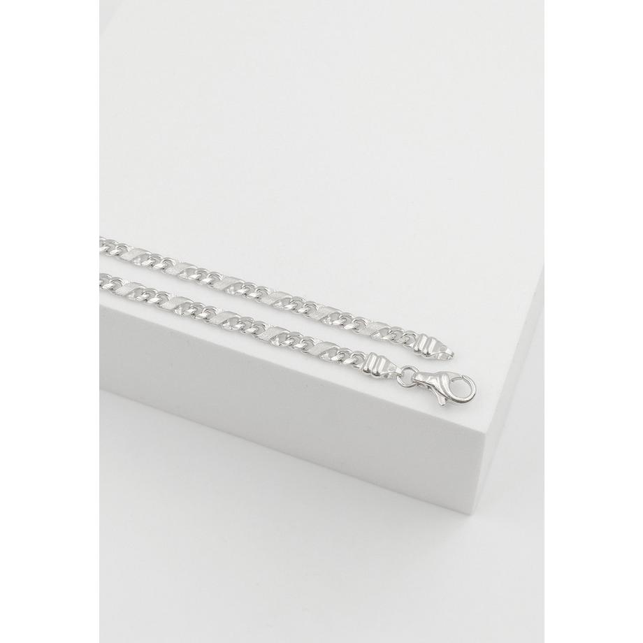 MUAU Schmuck  Bracelet 8er-Kette Weissgold 750, 3.3mm, 19cm 