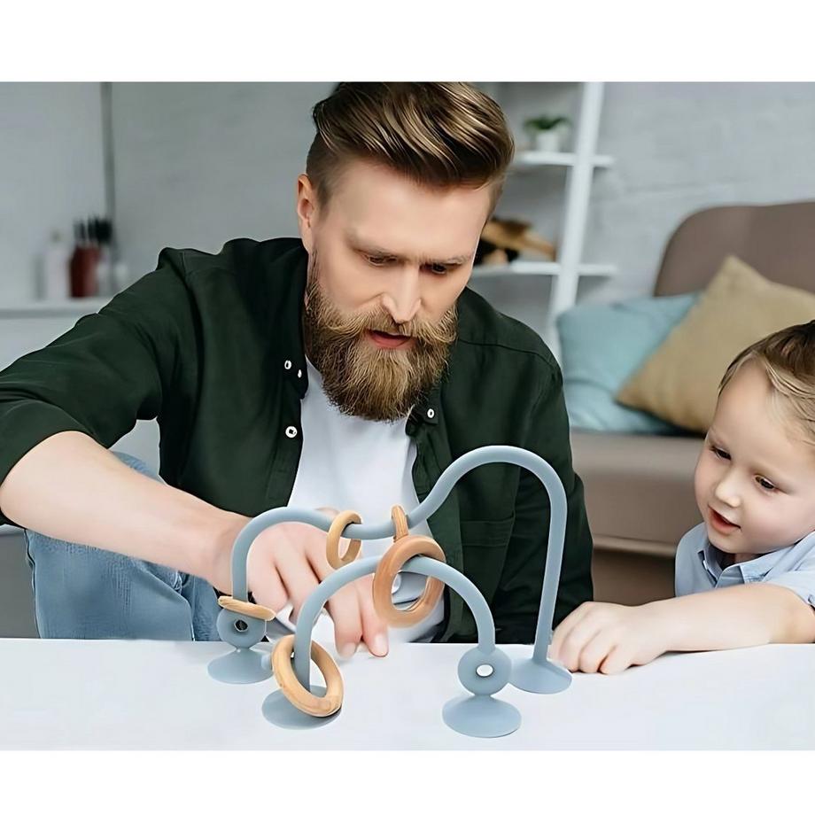 Misiu  Tischspielzeug mit Saugnäpfen 