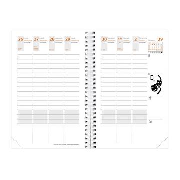 Einlagen Terminkalender - Spiralbindung - 2025 - Time & Life Pocket - Die Woche Planning - Französisch - Dez/Dez - 10x15 cm