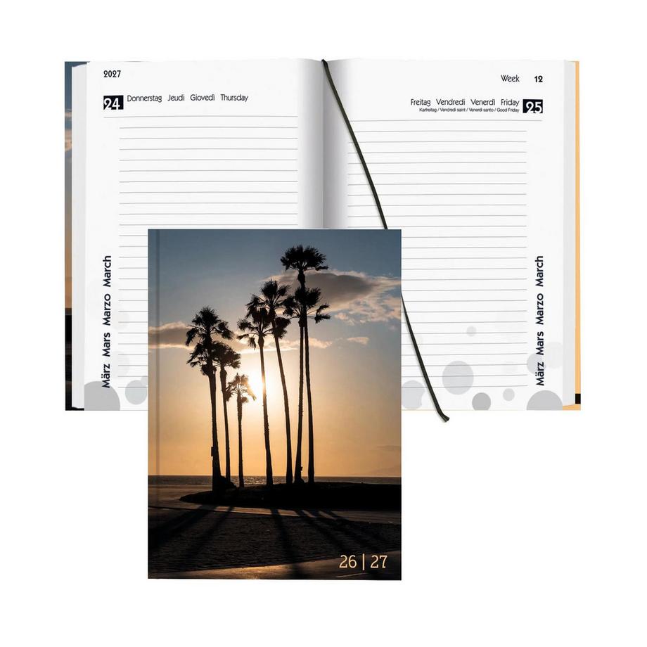 Agenda scolaire mydiary 1 jour par page, Palms