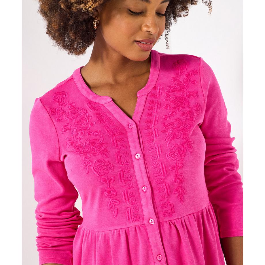 Joe Browns Tunica in jersey rosa stile felpa  