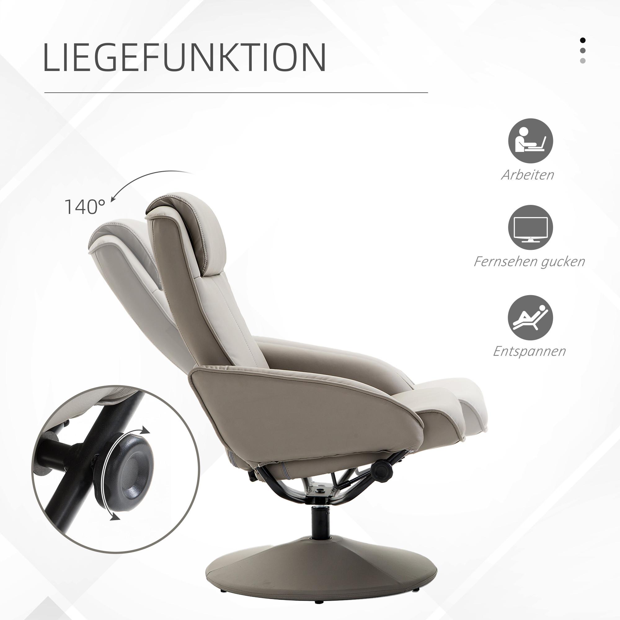 HOMCOM Fauteuil de relaxation  