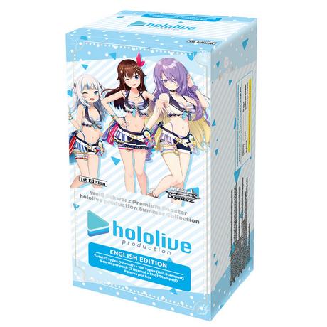 Bushiroad  Hololive Production Summer Collection Premium Booster Display - Weiss Schwarz TCG - EN 